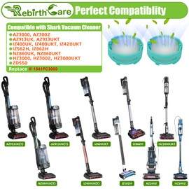 Rebirthcare 4 pack Odor Neutralizer cartridge for shark AZ3000, AZ3002, HZ3000, HZ3002, ZD550, IZ862H, IZ562H Vacuum Cleaner, Compare part # 1541FC3000