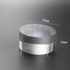 Acrylic Cylinder Display Stand,Clear Solid Display Blocks,6*3CM Transparent Acrylic Cylinder Display Stand,Photo Posing Props Display Risers Holder for Photography, Jewelry,Cosmetic,Crafts Show,