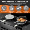 Gas hob Heat Diffuser, Stainless Steel Flame Diffuser Cook Ring