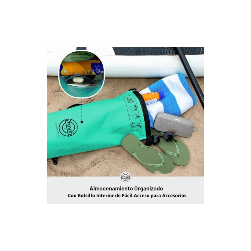 STOVER 5/10/25/30/40L Bolsa seca impermeable - Mochila enrollable con funda