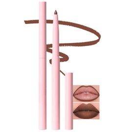 Kaely Matte Velvet Lip Liner Pencils Retractable for Shaping & Sculpting Lips, Brown Lip Pencils for Women Long Lasting Waterproof Rich Lip Colors Liner Crayon Lipstick delineador de labios 05