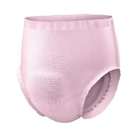 NorthShore GoSupreme Overnight Pull-On Underwear, 8-Hour Leak Protection, X-Large, 4-Count Starter Bag, Pink, (44-56 in Waist), Unisex Adult Diapers