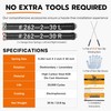 Buck Pair of 2" Heavy Duty Garage Door Torsion Springs