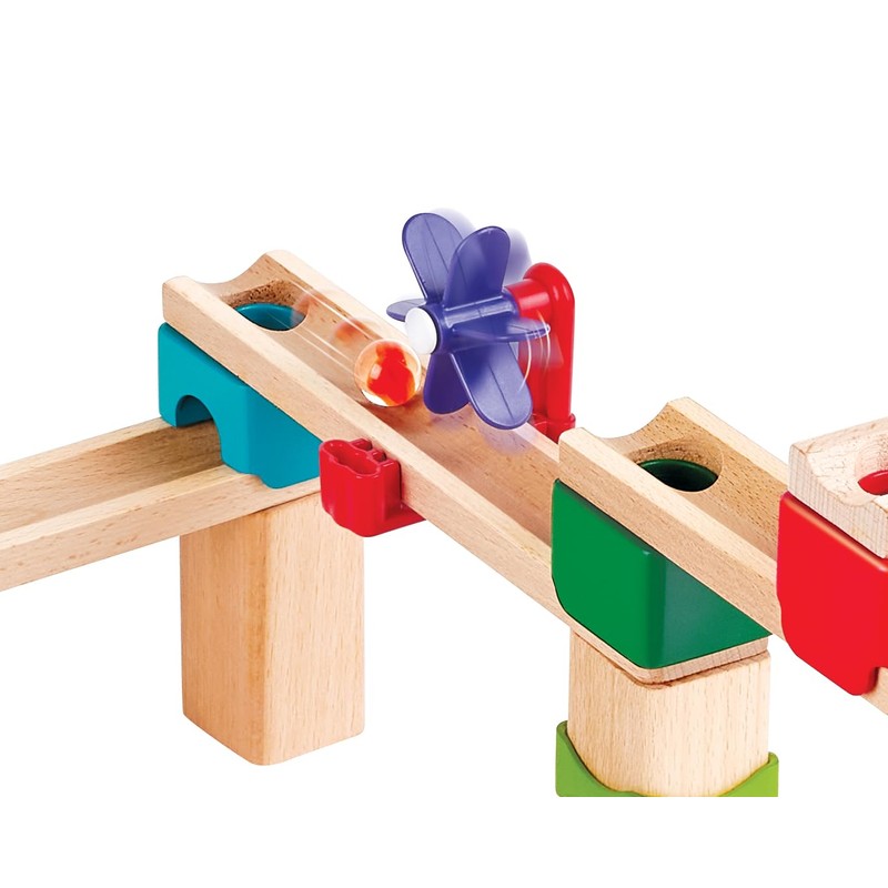 Hape Marble Run Race Track | Wooden DIY Marble Run