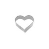 Westmark 6 Heart Cookie Cutters – Stainless Steel – Silver