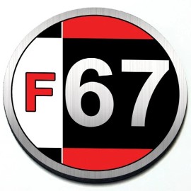 Artistic Reflection F67 - Magnetic Grill Grille Badge for 4th Gen MINI Cooper Convertible 2025