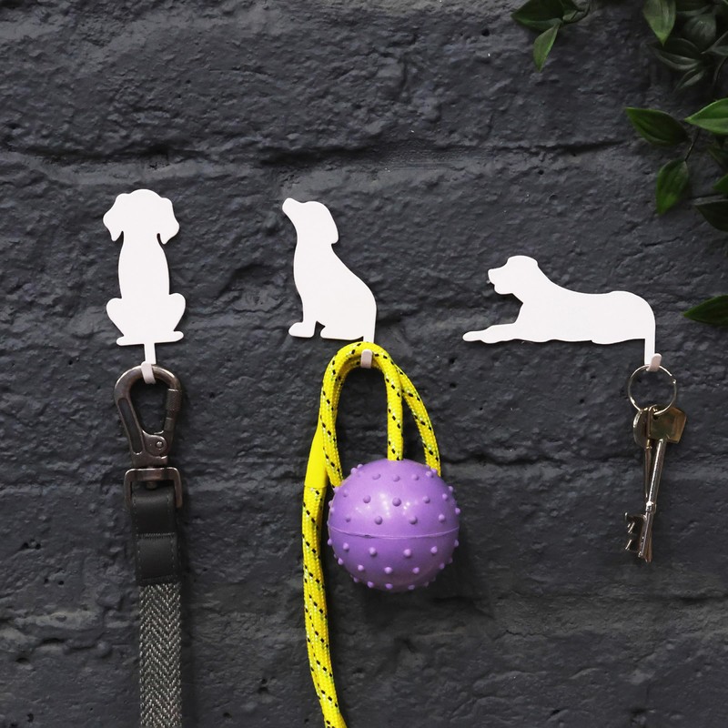 Suck UK Dog Hooks | Dog Keyholders | Novelty Gift