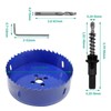 Luomorgo 110mm/4.33 inch Hole Saw, 1 1/4 inch Cutting Depth