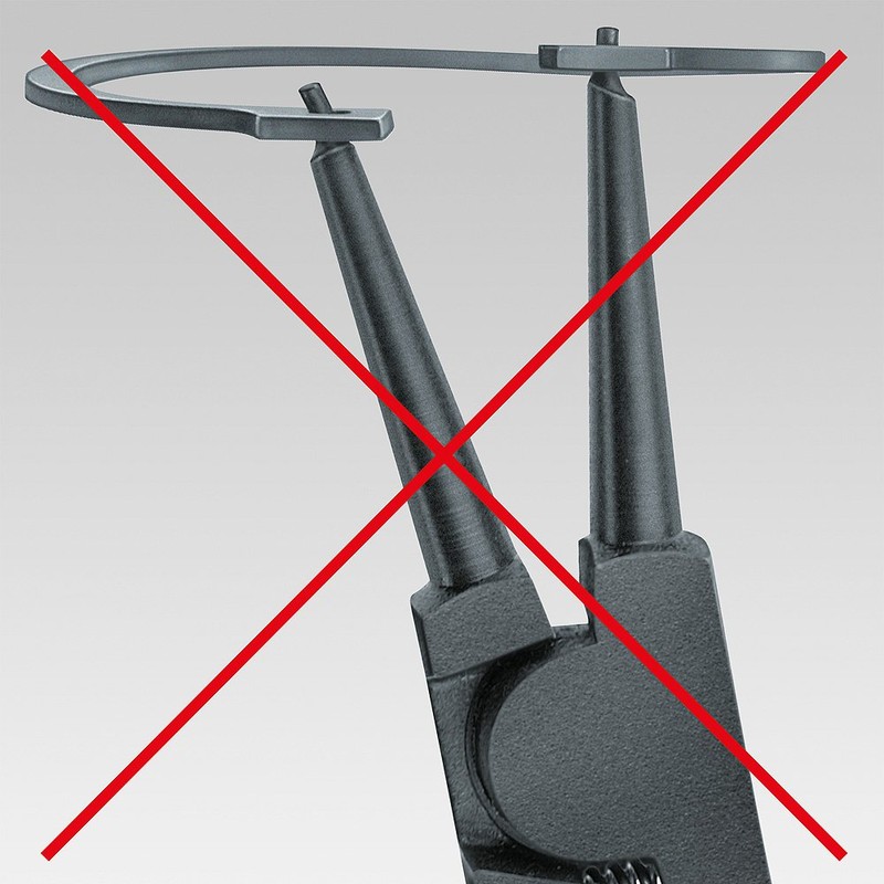 KNIPEX 軸用スナップリングプライヤー 19-60mm 4911A2