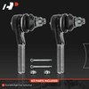 A-Premium 2 x Front Outer Tie Rod Ends, Compatible with