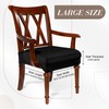 Havawish Large Velvet Dining Room Chair Seat Covers with Armrest