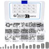 BEAUGIREW 420 Pieces M3 M4 M5 M6 M8 Grub Screw
