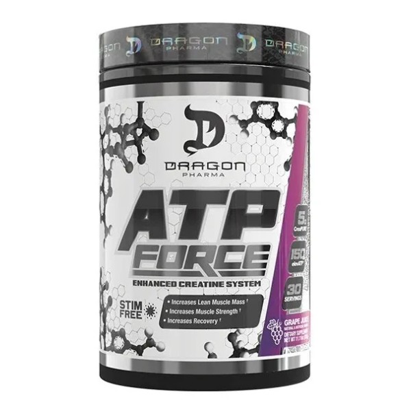 Creatina Monohidratada Pura Dragon Pharma Atp Force 30 Serv Sabor