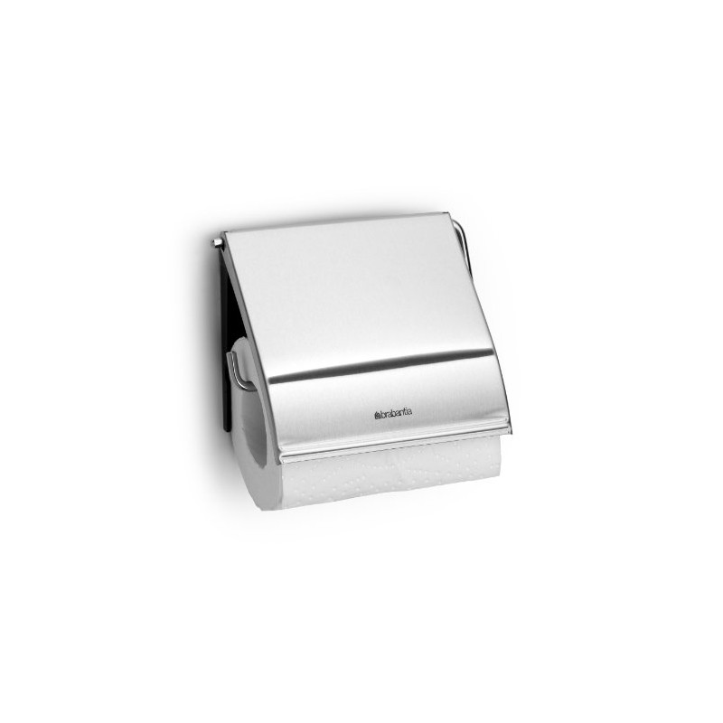 Brabantia 385322 Toilet Roll Holder, Silver, 20 x 8 x