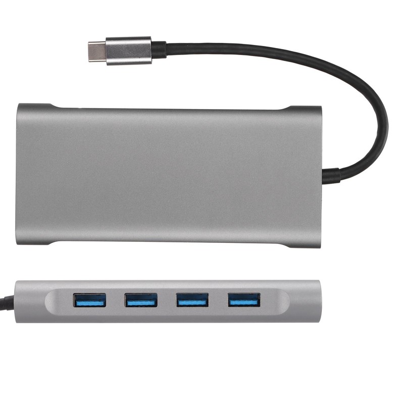 USB C Docking Station 11 in 1 Durable Sturdy 87W