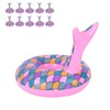10pcs Inflatable Floating Drink Holders Beverage Cup Coasters for Swimming