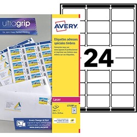 AVERY L7159-10.FR Address Labels Special 63.5 x 33.9 mm White