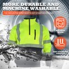 FONIRRA High Visibility Safety Sweatshirt ANSI Class 3 Fleece 1/4