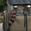 Abaodam Fur Faux Tail Soft Fluffy Animal Tail Bag Keychain
