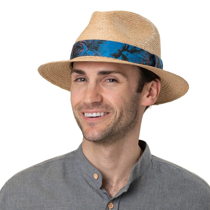 Stetson Vilco Sustainable Traveller Raffia Hat - Natural Coloured Hat