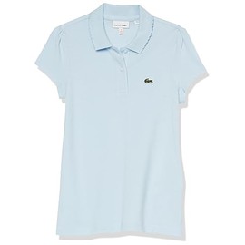 Lacoste Kid's Girls Classic Short Sleeve Piqué Polo, RUISSEAU, 14YR