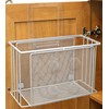 Deco Brothers Over Cabinet Door Organizer, Silver