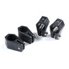 Mxeol Boat 3 Bow Bimini Top Fittings Hardware Set Black