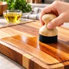 Wood Oil Applicator for Cutting Board Care – Ergonomic Wooden