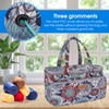 Hanfetch Yarn Bag-Large Size-Yarn Storage Organizer with Grommets-Portable Crochet Bag