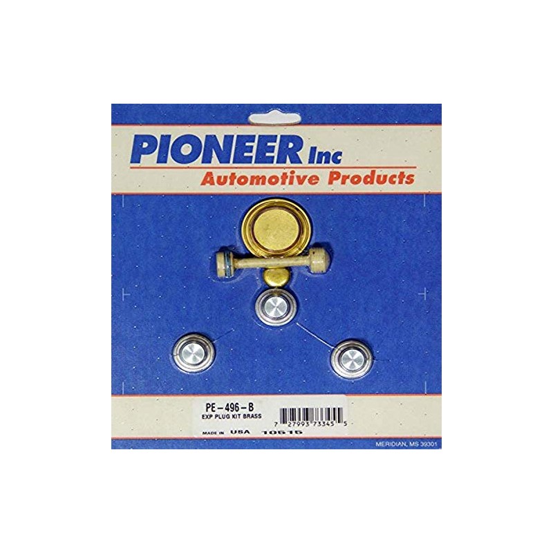 Pioneer PE-496-B Chevy LS Freeze Plug Kit Brass