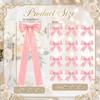 Crowye 13 Pcs Large Pink Bow Decor Set Include 71