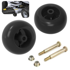 Sporthfish 753-04856A Mower Deck Wheels for Cub Cadet Craftsman Husqvarna Lawn Mower Deck Rollers Gauge Wheel Work with 42" 46" 48" 50" 52" 54" Decks, 4 Pack Lawnmower Tractor Deck Tire