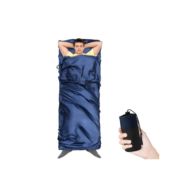 Ultralight Travel Sleeping Bag with Pillow Compartment