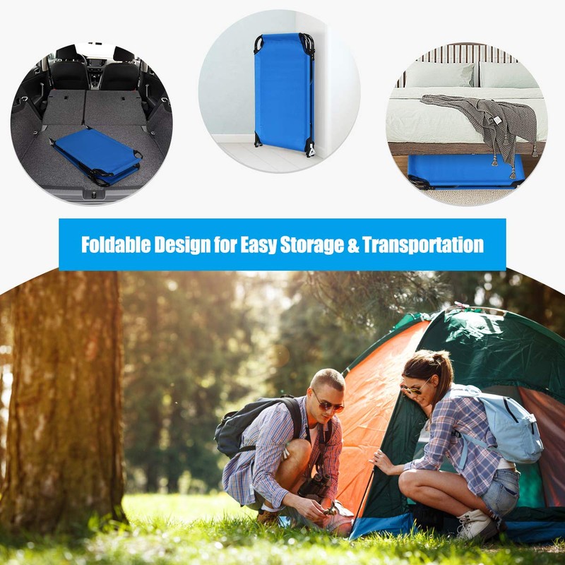 Giantex 2-Pack Folding Camping Cot for Adults, Portable Sleeping Cot
