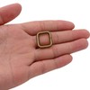 BIKICOCO Metal Rectangle Ring Buckles Square Strap Webbing Belt Rings