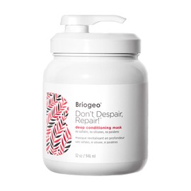 Briogeo Don't Despair, Repair! Deep Conditioning Mask, Deep Conditioner for Dry Damaged or Color Treated Hair, Prevent Future Breakage, Protein Mask for Stronger Hair, Vegan, Cruelty-Free, 32 fl oz