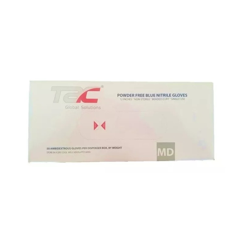 TAC Global Solutions Guante Nitrilo Tac Máxima Resistencia -8mil Grosor-medianos