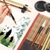 Linkstyle Chinese Calligraphy Brush Set, Mixed Size Japanese Kanji Sumi