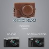 MegaGear MG1259 Ever Ready Leather Camera Case compatible with Panasonic