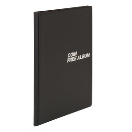 TAE CF-31-01 Coin Free Album B5, Storage Capacity: 90 Sheets, Black