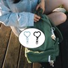 48 PCS Keychain Clasps Accessories Swivel Heart Keychain Clips