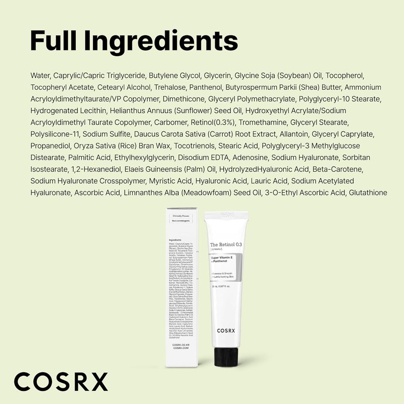 COSRX [COSRX]The Retinol 0.3 cream 20 ml
