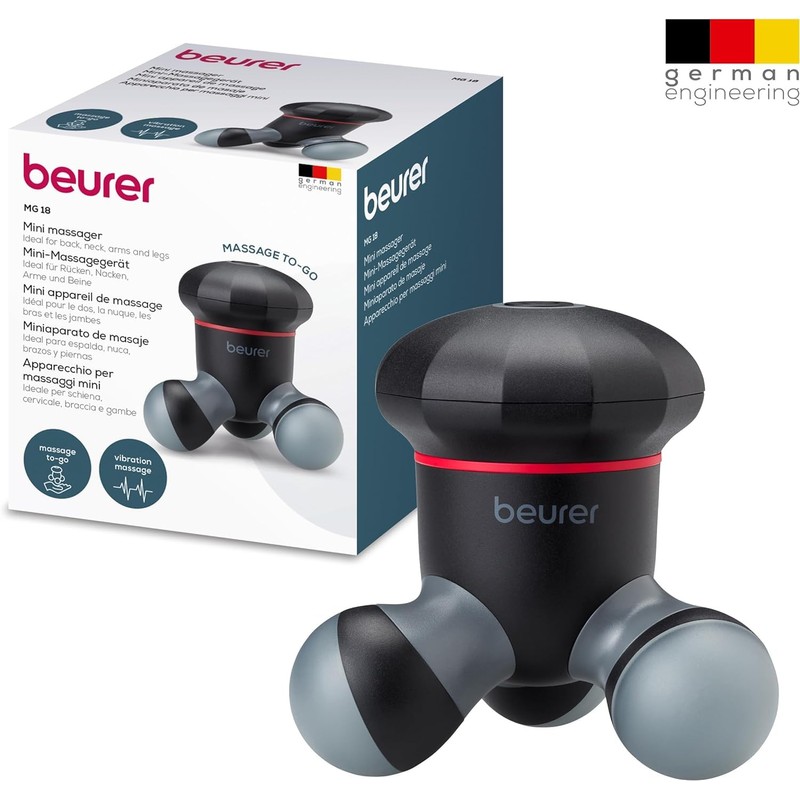 Beurer MG 18 Mini Handheld Electric Massager for Gentle Vibration