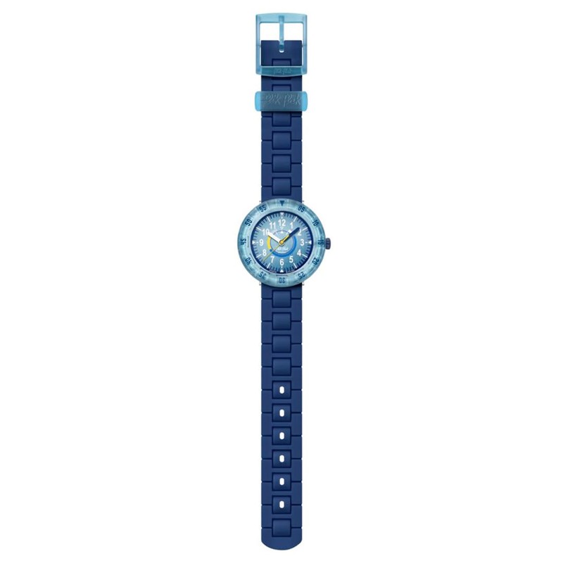 Flick Flak FCSP133 Kids' Watch, Bluebrick