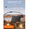 addlon 35FT Solar String Lights Outdoor, IP54 Waterproof Solar Powered
