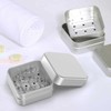 Ainiya Aluminum Retainer Case Compatible with Invisalign,2 Pack Durable Denture