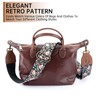 Dksongr Purse Strap Replacement Crossbody Adjustable Bag Strap Retro Jacquard