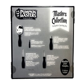Pumpkin Masters Masters Collection Pumpkin Carving Kit, #1 Brand, 5 Tools, 8 Patterns