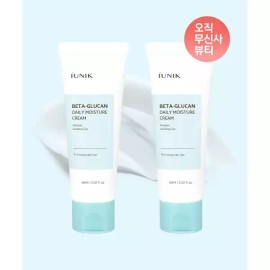 IUNIK 베타글루칸 데일리 모이스처 크림 60ml (2개) 2051511 IUNIK Beta-Glucan Daily Moisture Cream 60ml (2 pieces) 2051511