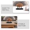 Alipis 2pcs Bamboo Folding Fan Stands - Elegant Japanese and